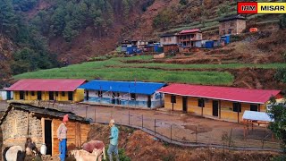 village life of Nepal nepali mountain village lifestyle  iam misar [upl. by Walters]