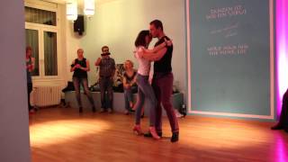 SalsafestivalGermany 2014 FFM Workshop Andrea amp Silvia  Bachata 3 67 [upl. by Stilwell]