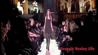 Georgie Henley in Alberta Ferretti fashion show [upl. by Grail885]