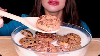 ASMR COOKIES AND MILK MUKBANG EATING SOUNDS [upl. by Bancroft]