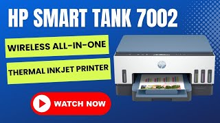 HP Smart Tank 7002 Wireless All in One Thermal Inkjet Printer [upl. by Orit801]