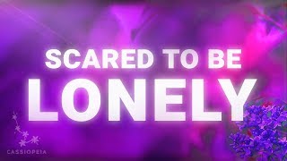 Martin Garrix  Scared To Be Lonely Lyrics Video feat Dua Lipa [upl. by Ettedualc]