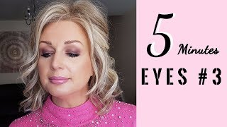 FIVE Minutes Eyes 3  Matte Eyeshadows Only  Mature Hooded Eyes [upl. by Ainod]