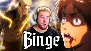 I Binged Season 2 in One Day  Attack on Titan Reaction [upl. by Ierdna]