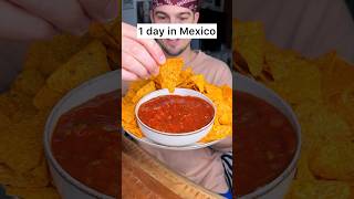 The best amount of SALSA on corn chips😌❤️🌮  1 day in Mexico vs 1 life  CHEFKOUDY [upl. by Trow]