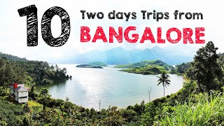 Top 10 places around Bangalore for a two days trip  Places around Bangalore  Weekend getaway [upl. by Weingartner]