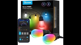 Govee LED garden lights review [upl. by Portwine306]