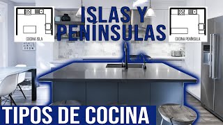 Cocinas con Islas y Penínsulas  Diseño de Cocinas Modernas Parte 55 [upl. by Ainot677]