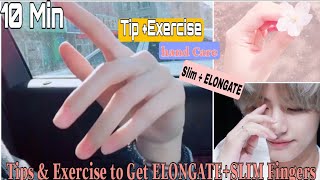 10 Exercise to ELONGATE and Slim Finger  Tips for smooth and elongated fingers  Finger Exercise [upl. by Sioux48]