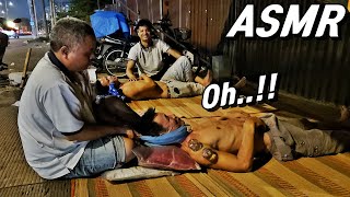 2 ASMR  No More Insomnia  Classic Massage on the Street [upl. by Bose]