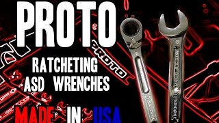 Proto ASD Ratcheting Spline Combination Wrenches  MADE IN USA [upl. by Ahtaga]