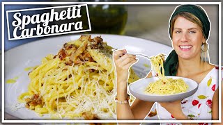 Die leckersten Spaghetti Carbonara  mit oder ohne Sahne  KÄSELIEBE  Felicitas Then [upl. by Ahsiyn]