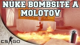 CSGO Nade Series  Nuke Bombsite A Molotov [upl. by Kcirddahc946]