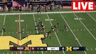 NCAAF LIVE🔴 Minnesota Golden Gophers vs Michigan Wolverines  Week 5 Game  2024 College Football 25 [upl. by Milman]