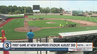 New Beloit Snappers stadium to open Aug 3 [upl. by Artair]