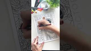 October Travel the World Coloring Calendar Page coloringbookforadults coloringbooksforadults [upl. by Aggappera]