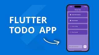 Flutter ToDo App Tutorial for Beginners  Apps From Scratch [upl. by Odnavres]