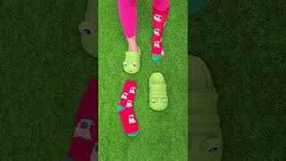 Worm slippers 🐛🐛 Dog socks 🐶🐶 love satisfying trending [upl. by Phyllys]