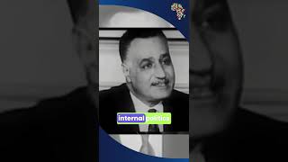 Gamel Abdel Nasser on Israel and the USA shorts [upl. by Orth]