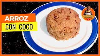 😋Cómo Hacer ARROZ Con COCO 😋 RECETA CASERA [upl. by Laehpar]