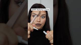 ASMR  Applying eyelashes on you asmrsounds asmrmakeup [upl. by Feerahs]