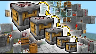 Crafty Crafter Crafting Crafters Crafter and Piston farms 121 Minecraft [upl. by Nylareg]