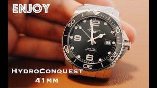 Enjoy the watch  Longines HydroConquest 41mm Ceramic [upl. by Adall999]