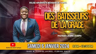 DES BATISSEURS DE LA GRACE  PAST LUCENS JOSEPH [upl. by Normalie]