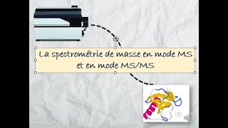 La spectrométrie de masse en mode MS et en tandem [upl. by Setarcos]