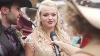 Le mariage country du Festival Western de StTite 2016 [upl. by Enimsaj712]