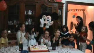 Topolino alla festa di compleanno di VanessaMPG [upl. by Zoara]