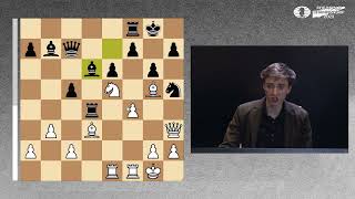 GM Daniil Dubov analyzes Game 7  Nepomniachtchi vs Ding [upl. by Drews]