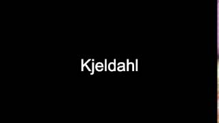 Kjeldahl pronunciation english Kjeldahl definition english [upl. by Rramahs]