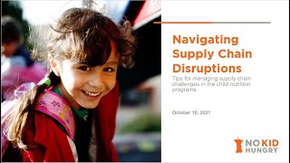 Navigating Supply Chain Disruptions [upl. by Drucilla]