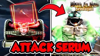 AOT Revolution How To Get Attack Serum Fast In UPDATE 1  Full Guide [upl. by Trude]