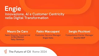 Engie Innovazione AI e Customer Centricity [upl. by Nore84]