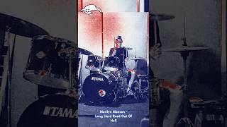 Marilyn Manson  Long Hard Road Out Of Hell marilynmanson drums drummer coversong cover [upl. by Johna156]