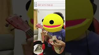 pacman theme  ukulele [upl. by Ajiat688]