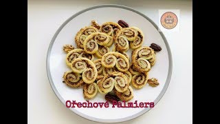 Ořechové palmiers se skořicí  Videorecept  CZSK HD recipe [upl. by Tallbot125]