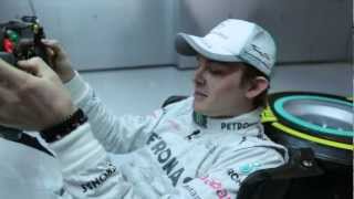 Nico Rosberg erklärt seine Sitzposition [upl. by Catlin]