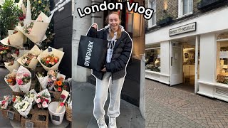 LONDON VLOG Brandy Melville Subdued Gymshark Selfridges [upl. by Schalles]