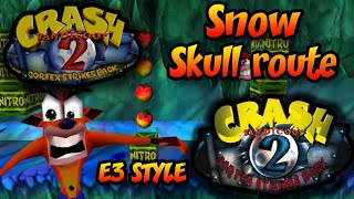 Crash Bandicoot 2  Snow Gem  Skull Route E3 Demo soundfont [upl. by Aesoh201]