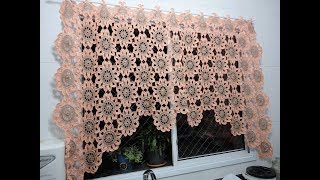 CORTINAS A CROCHET MUY FÁCIL DE HACER [upl. by Tnarg]