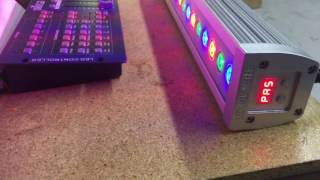 44quot RGB Linear Wall Washer DMX Setting [upl. by Dahsraf]