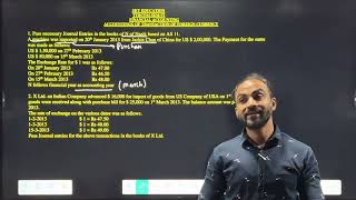 1 TYBCOM Financial Accounting Sem 6  Accounting for Foreign Currency transactions [upl. by Ripley]