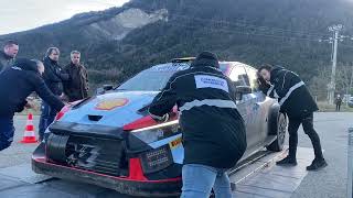 Rallye MonteCarlo 2024  ES 1114 Les NonnieresChichilianne  La Pesée [upl. by Aicrop500]