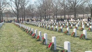 From an idea in Maine to a national tradition Wreaths Across America convoy on its way to Washingto [upl. by Carrillo]