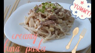 Creamy tuna pastatuna in canneddelicious tuna pasta [upl. by Kared]