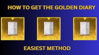 EASIEST METHOD TO GET THE GOLDEN DIARY IN MW3 ZOMBIES [upl. by Possing328]