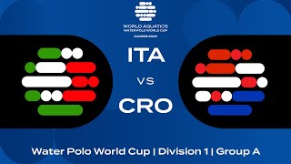 LIVE  Italy vs Croatia  Water Polo World Cup 2023  Group A [upl. by Anele]